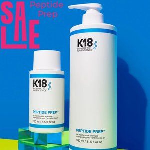 K18 Peptide Prep Shampoo Liter Size for Salon use 31 OZ for damaged hair repair